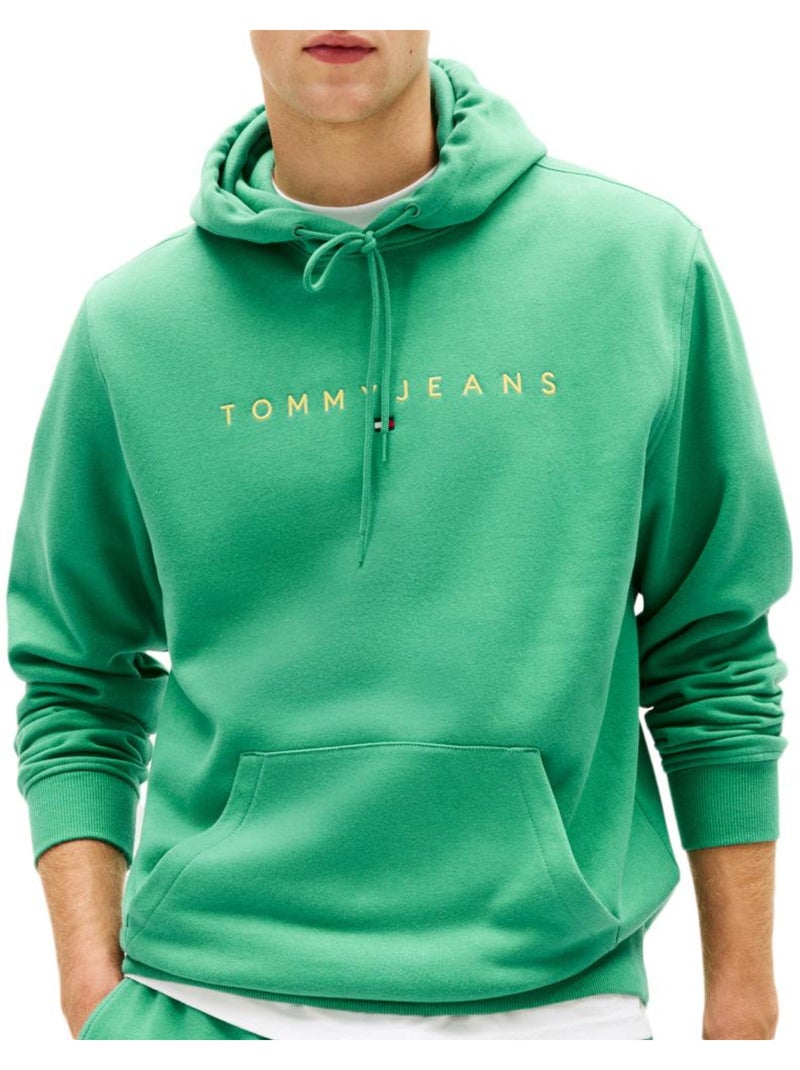 Sweatshirt verde tommy hilfiger lavado para homem dm0dm20746 Verde - Kiabi