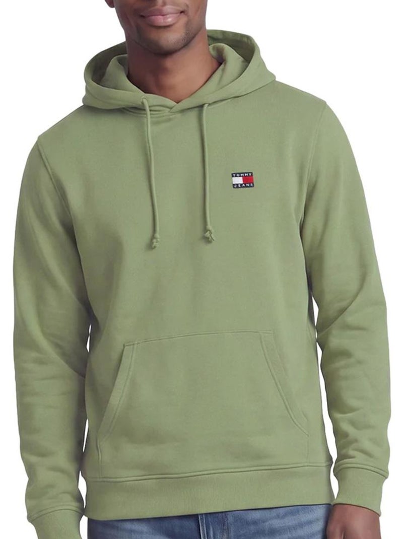 Sweatshirt Verde Tommy Hilfiger para Homem com Emblema Verde - Kiabi