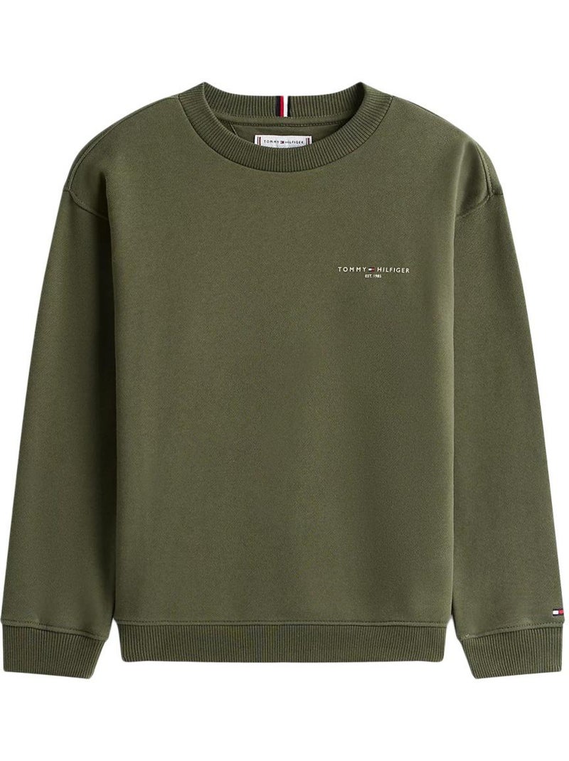 Sweatshirt Verde Tommy Hilfiger para Menino Mini Corp Verde - Kiabi