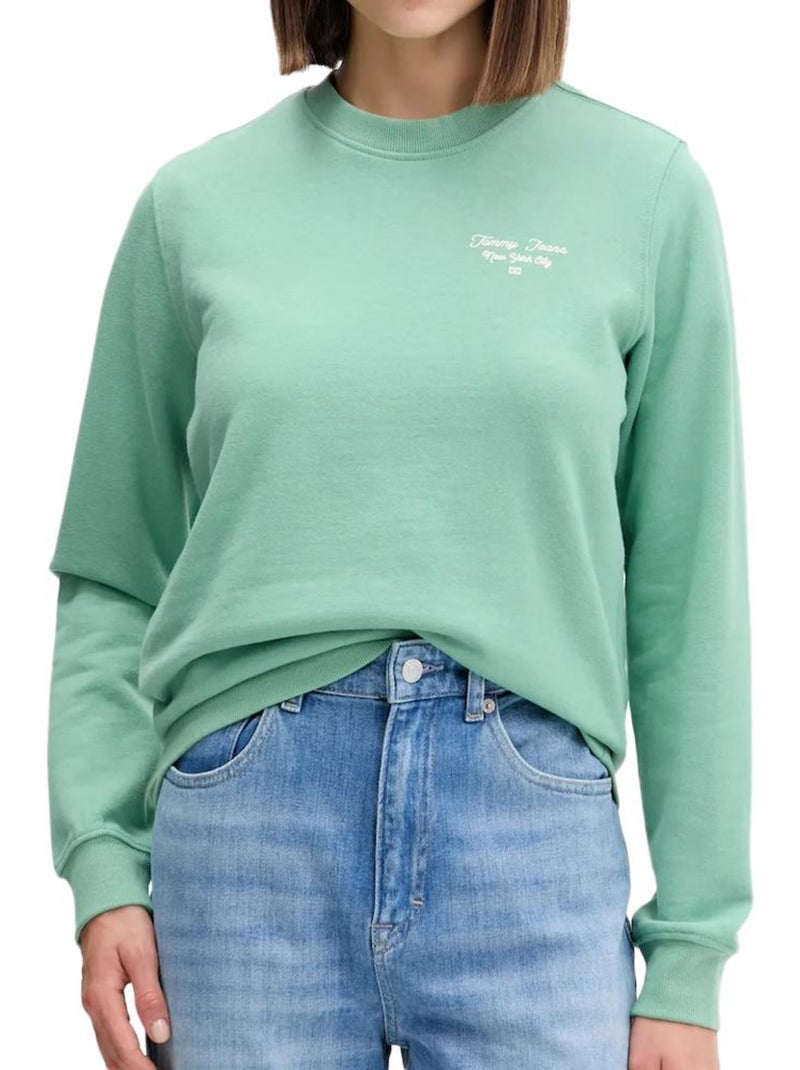 Sweatshirt Verde Tommy Hilfiger para Mulher 21960 Verde - Kiabi