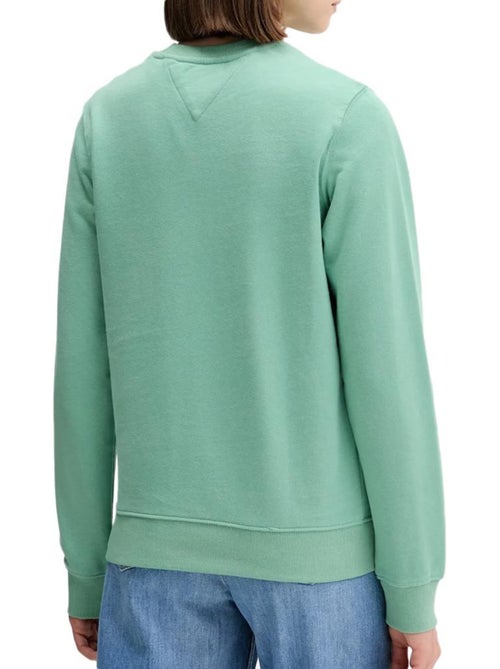 Sweatshirt Verde Tommy Hilfiger para Mulher 21960 - Kiabi Sweatshirt Verde Tommy Hilfiger para Mulher 21960 - Kiabi
