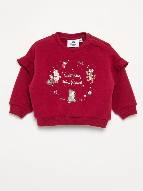 Sweatshirt \'Winnie\' \'Disney\' com folhos nos ombros - Kiabi