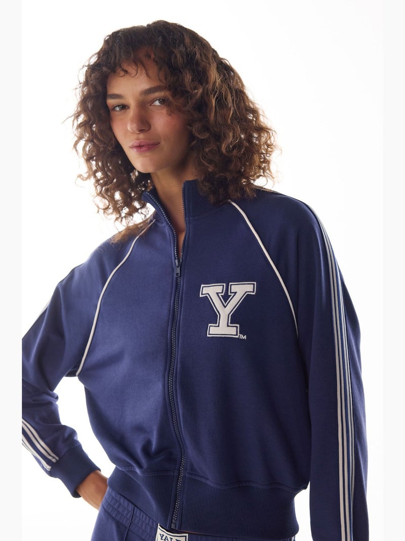 Sweatshirt yale com detalhe listrado penti Azul-marinho - Kiabi