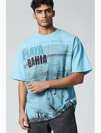 T-shirt - azul - longboard