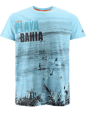 T-shirt - azul - longboard