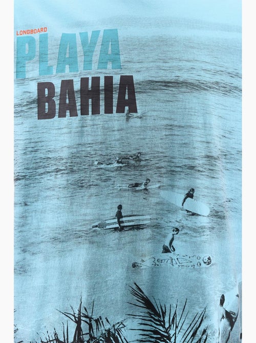 T-shirt - azul - longboard - Kiabi T-shirt - azul - longboard - Kiabi