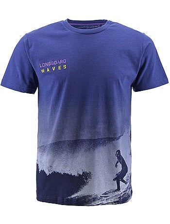 T-shirt - azul-marinho - longboard