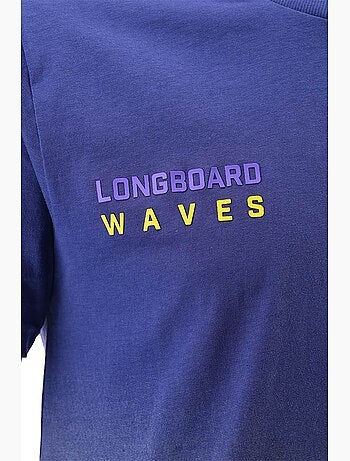 T-shirt - azul-marinho - longboard