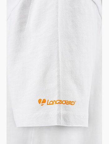 T-shirt - branco - longboard