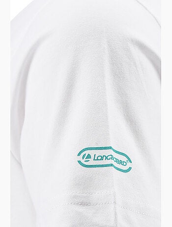 T-shirt - branco - longboard