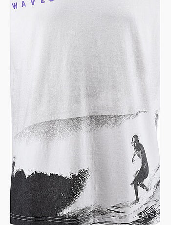 T-shirt - branco - longboard