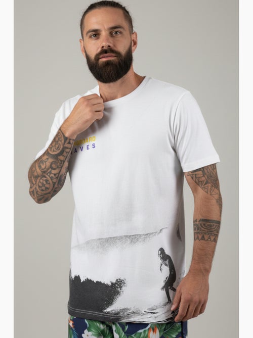 T-shirt - branco - longboard - Kiabi T-shirt - branco - longboard - Kiabi
