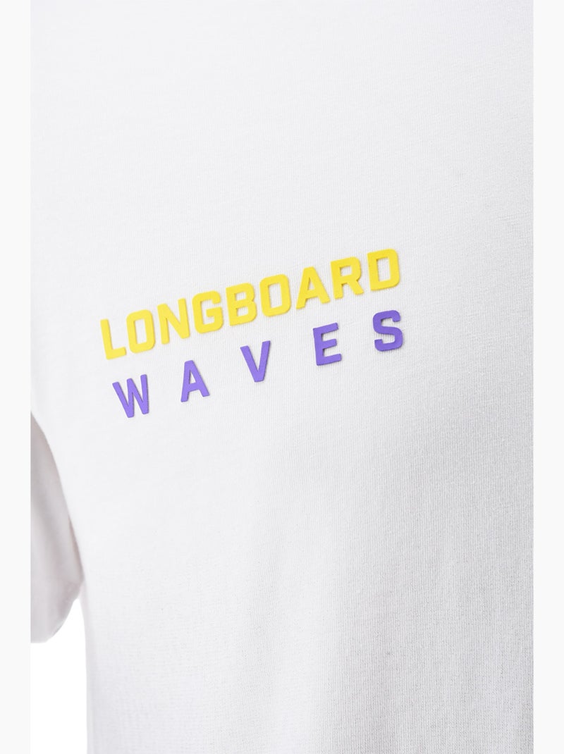 T-shirt - branco - longboard Branco - Kiabi