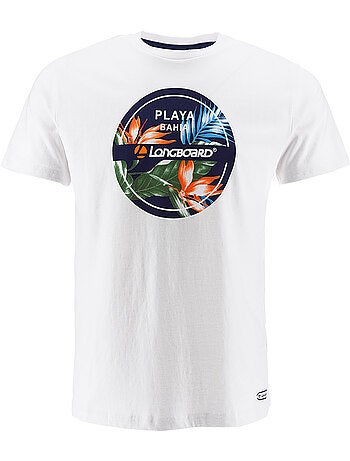 T-shirt - branco - longboard