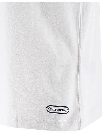 T-shirt - branco - longboard