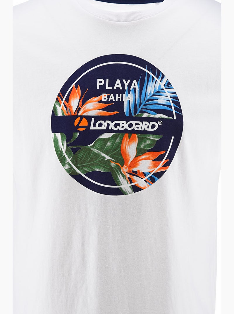 T-shirt - branco - longboard Branco - Kiabi