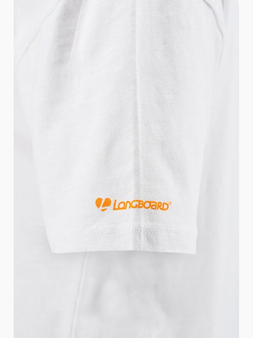 T-shirt - branco - longboard - Kiabi