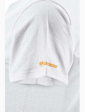 T-shirt - branco - longboard