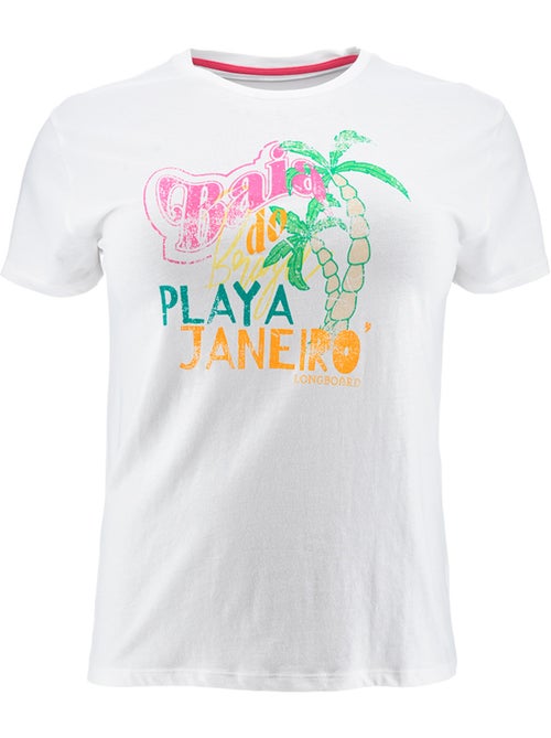 T-shirt - branco - longboard - Kiabi T-shirt - branco - longboard - Kiabi