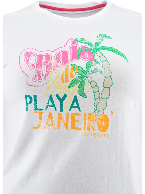 T-shirt - branco - longboard - Kiabi T-shirt - branco - longboard - Kiabi