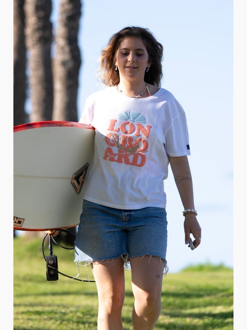 T-shirt - branco - longboard - Kiabi T-shirt - branco - longboard - Kiabi