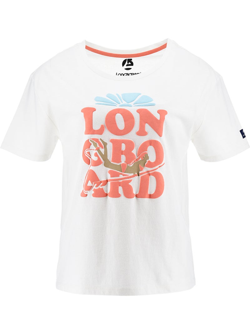 T-shirt - branco - longboard Branco - Kiabi