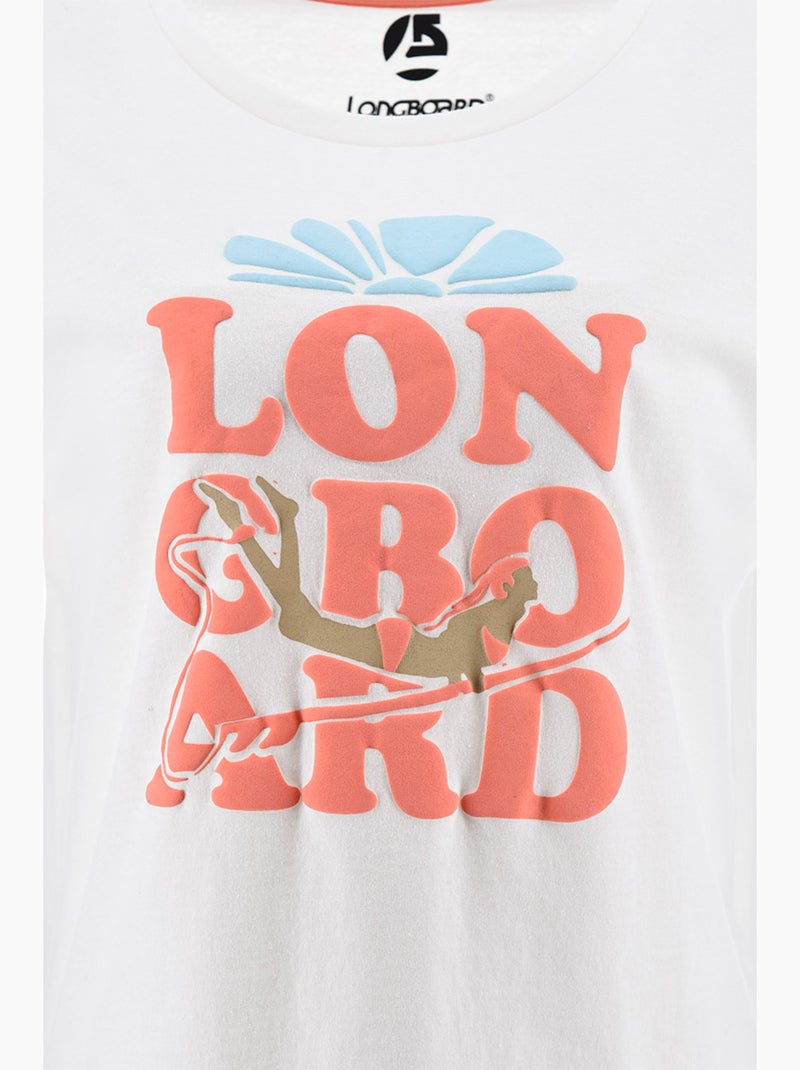 T-shirt - branco - longboard Branco - Kiabi