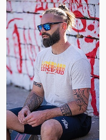 T-shirt - cinzento - longboard