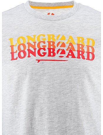 T-shirt - cinzento - longboard
