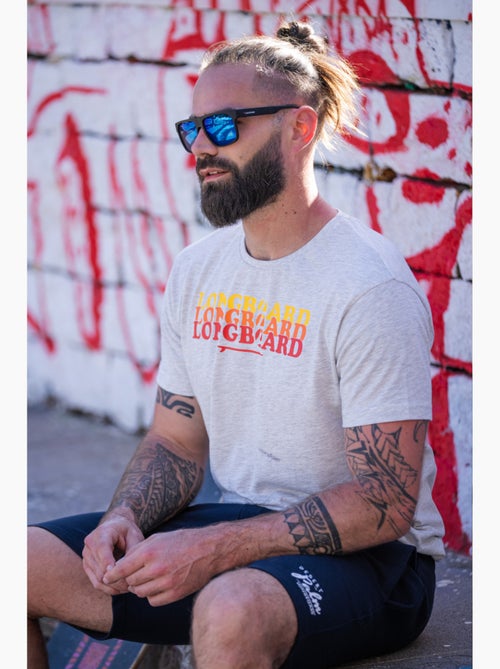 T-shirt - cinzento - longboard - Kiabi T-shirt - cinzento - longboard - Kiabi