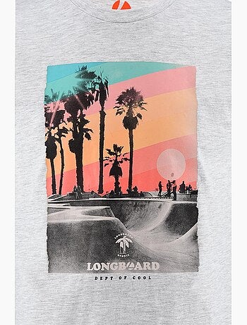 T-shirt - cinzento - longboard