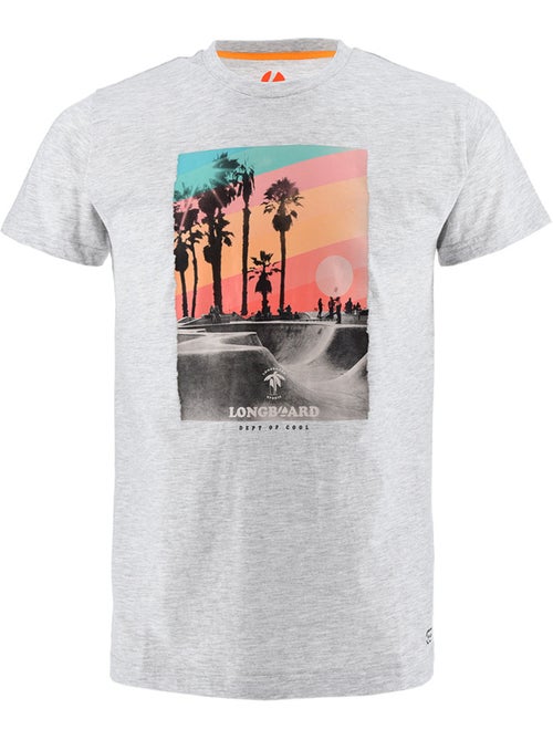 T-shirt - cinzento - longboard - Kiabi T-shirt - cinzento - longboard - Kiabi