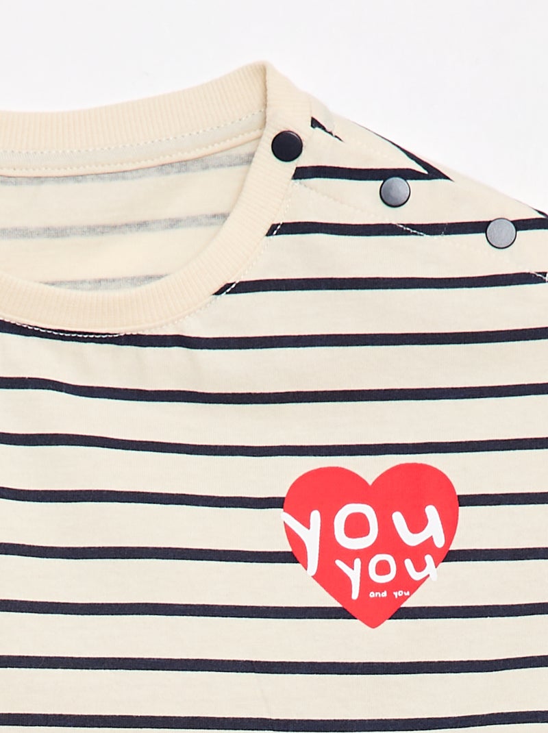 T-shirt - Coleção fácil de vestir Branco - Kiabi