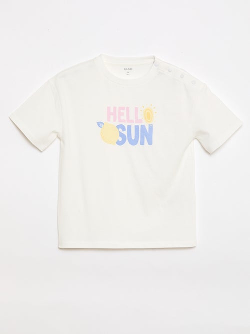 T-shirt - Coleção fácil de vestir - Kiabi