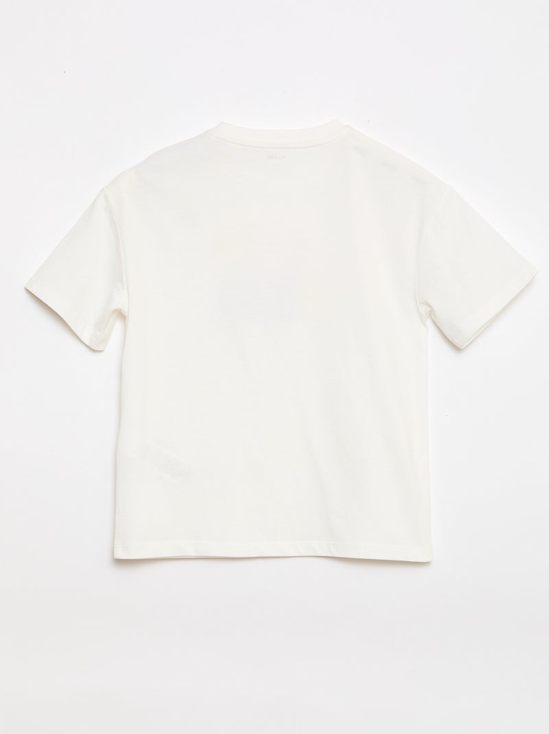 T-shirt - Coleção fácil de vestir Branco - Kiabi