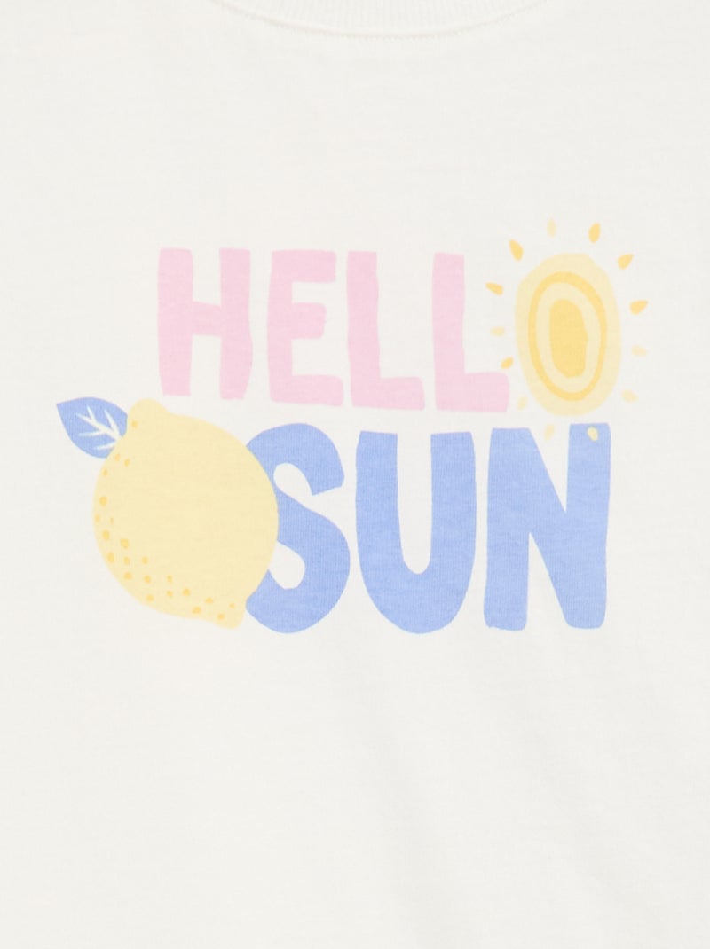 T-shirt - Coleção fácil de vestir Branco - Kiabi