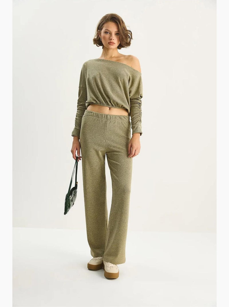 T-shirt - conjunto de duas peças com calças lucci Verde escuro - Kiabi