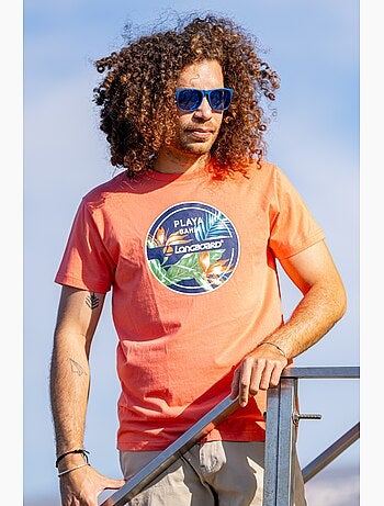 T-shirt - coral - longboard