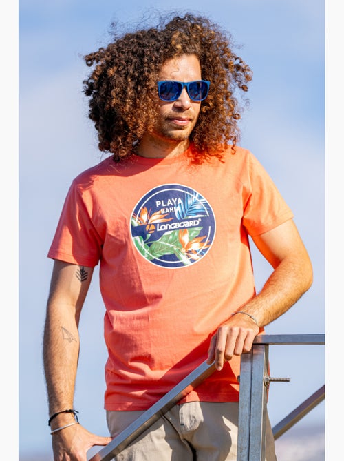 T-shirt - coral - longboard - Kiabi T-shirt - coral - longboard - Kiabi