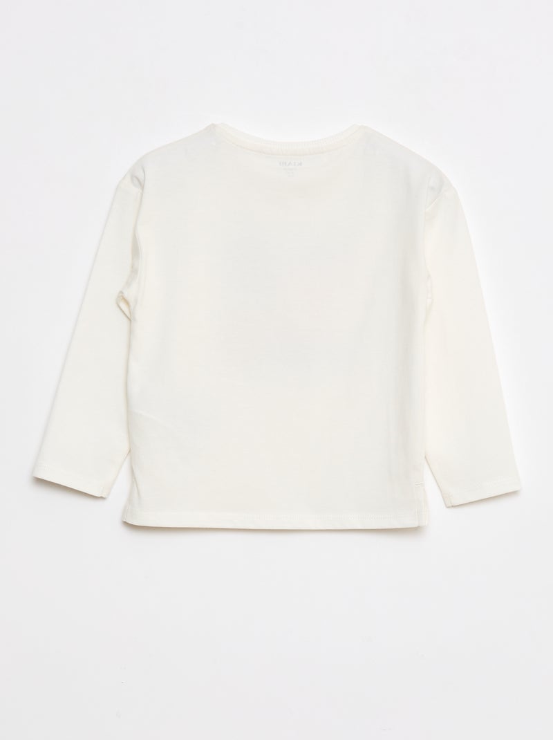 T-shirt  - Grafik Edition Branco - Kiabi