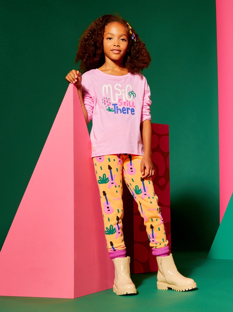 T-shirt - Grafik Edition ROSA - Kiabi