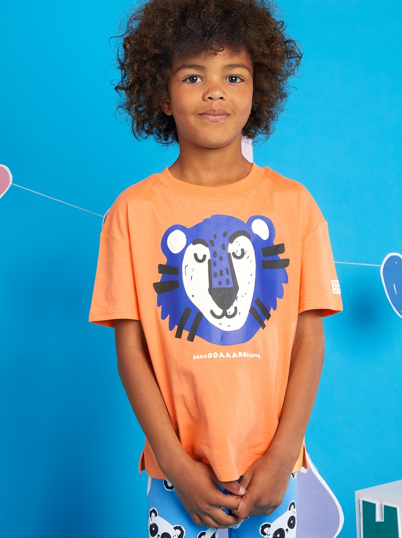 T-shirt - Graphik Edition LARANJA - Kiabi