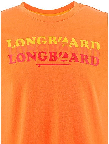 T-shirt - laranja - longboard