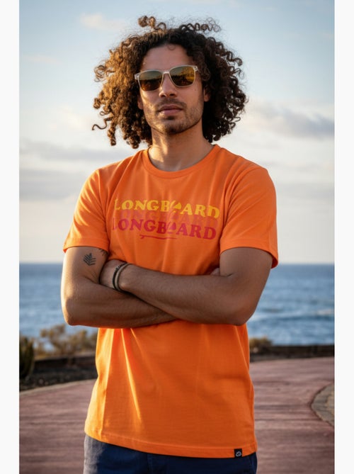 T-shirt - laranja - longboard - Kiabi T-shirt - laranja - longboard - Kiabi