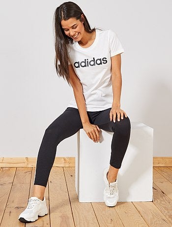 T-shirt 100% algodão 'Adidas' - Kiabi