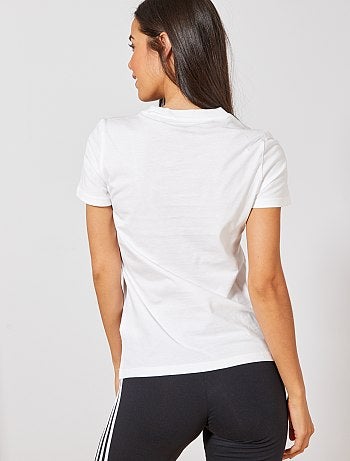 T-shirt 100% algodão 'Adidas' - Kiabi
