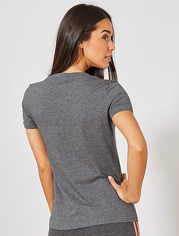 T-shirt 100% algodão 'Adidas' - Kiabi