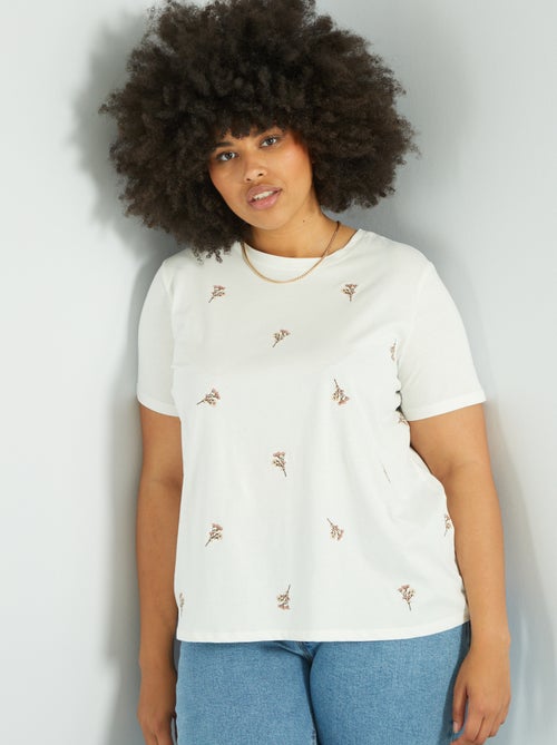 T-shirt 100% algodão - Kiabi