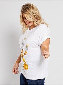 T-shirt 'A Bela e o Monstro' - Kiabi