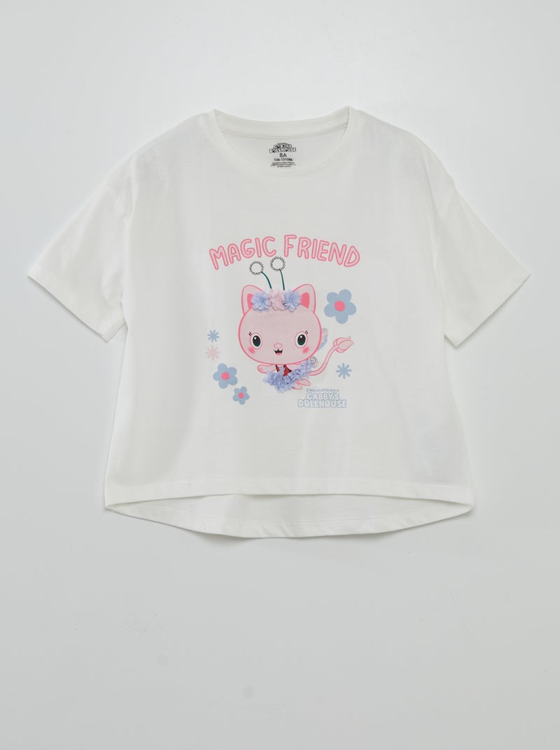 T-shirt 'A Casa Mágica da Gabby' BRANCO - Kiabi